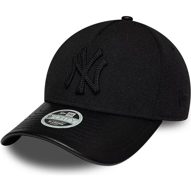 cepur-izliekta-melns-regulejams-9forty-m-crown-a-frame-fabric-mix-no-new-york-yankees-mlb-no-new-era