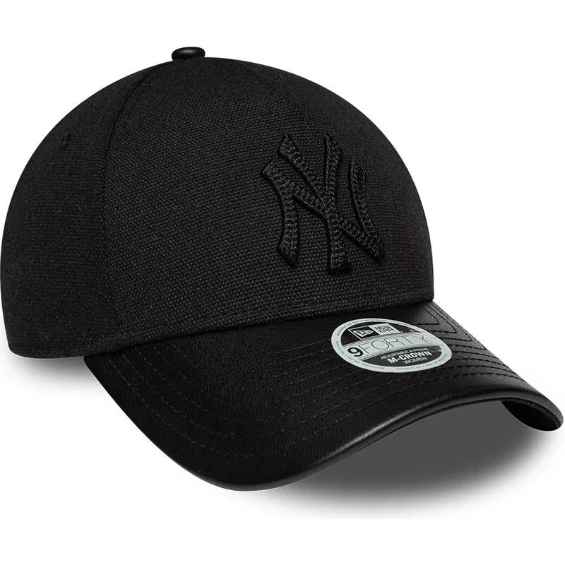 cepur-izliekta-melns-regulejams-9forty-m-crown-a-frame-fabric-mix-no-new-york-yankees-mlb-no-new-era