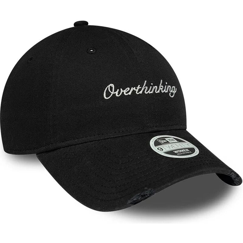 cepur-izliekta-melns-regulejams-9twenty-slogan-overthinking-no-new-era cepur-izliekta-melns-regulejams-9twenty-slogan-overthinking-no-new-era