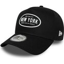 cepur-izliekta-melns-snapback-9forty-e-frame-rubber-no-new-york-no-new-era