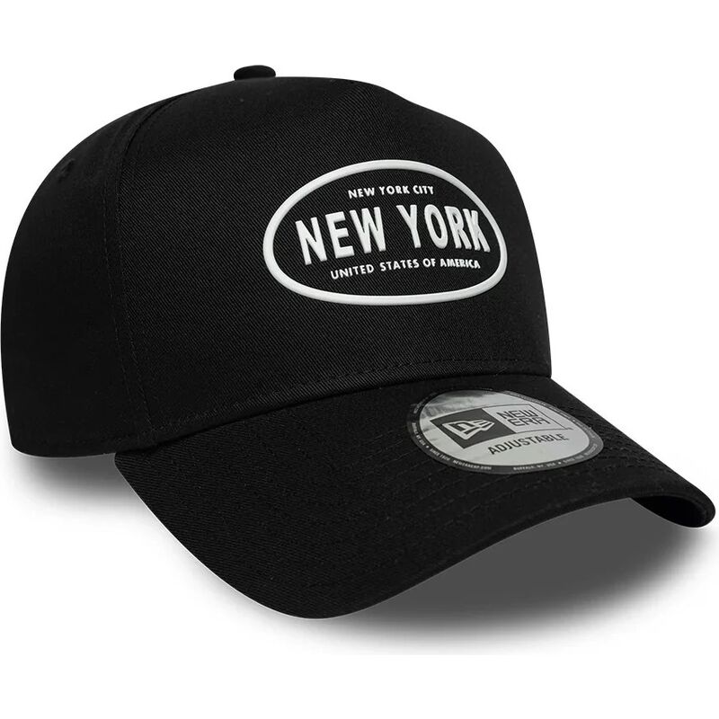 cepur-izliekta-melns-snapback-9forty-e-frame-rubber-no-new-york-no-new-era
