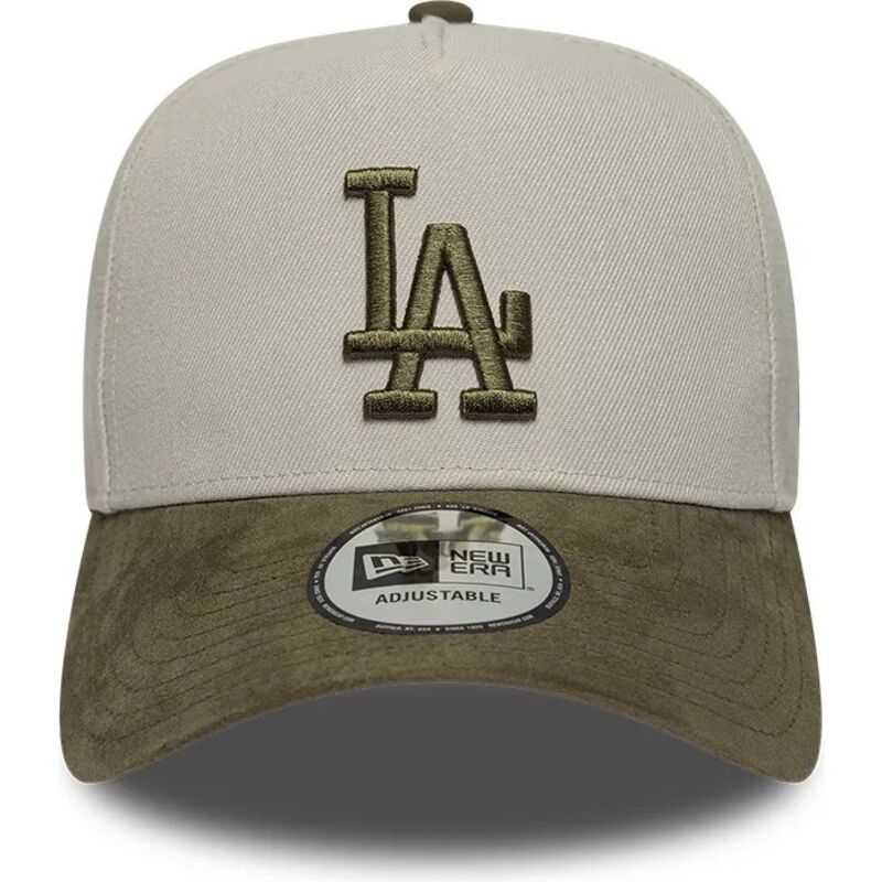 cepur-izliekta-zals-snapback-9forty-e-frame-suede-visor-no-los-angeles-dodgers-mlb-no-new-era