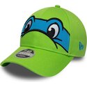 cepur-izliekta-zals-snapback-berniem-9forty-m-crown-face-no-leonardo-tortugas-ninja-no-new-era