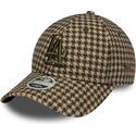 cepur-izliekta-zals-regulejams-9forty-m-crown-houndstooth-no-los-angeles-dodgers-mlb-no-new-era