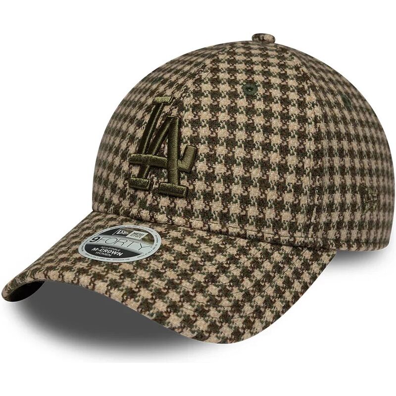 cepur-izliekta-zals-regulejams-9forty-m-crown-houndstooth-no-los-angeles-dodgers-mlb-no-new-era