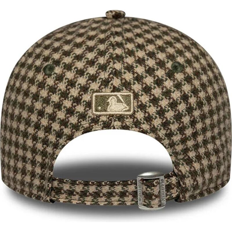 cepur-izliekta-zals-regulejams-9forty-m-crown-houndstooth-no-los-angeles-dodgers-mlb-no-new-era