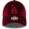 cepur-izliekta-sarkans-regulejams-9forty-velour-no-los-angeles-dodgers-mlb-no-new-era