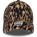 cepur-izliekta-leopards-regulejams-9forty-ocelot-print-no-new-york-yankees-mlb-no-new-era
