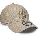 cepur-izliekta-bess-regulejams-9forty-pu-weave-no-new-york-yankees-mlb-no-new-era