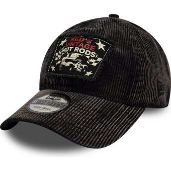 Cepur izliekta melns regulējams 9TWENTY Patch Acid Cord Hot Rods no New Era