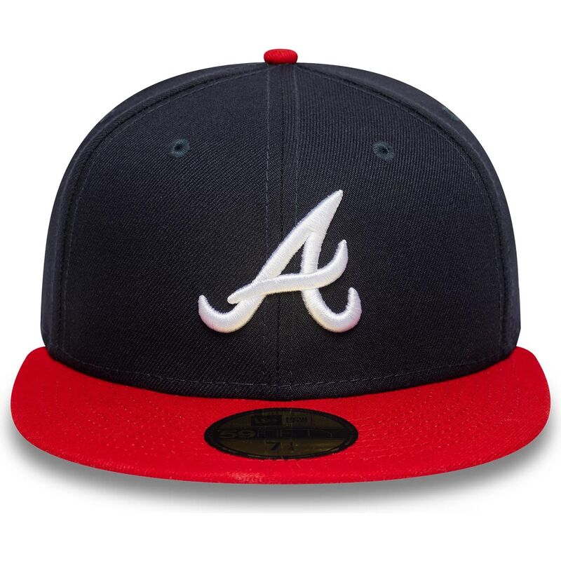 cepur-plakana-tumsi-zils-pieguloss-59fifty-ac-perf-no-atlanta-braves-mlb-no-new-era