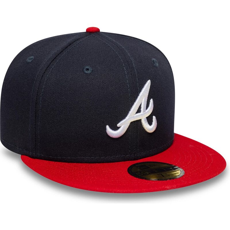 cepur-plakana-tumsi-zils-pieguloss-59fifty-ac-perf-no-atlanta-braves-mlb-no-new-era