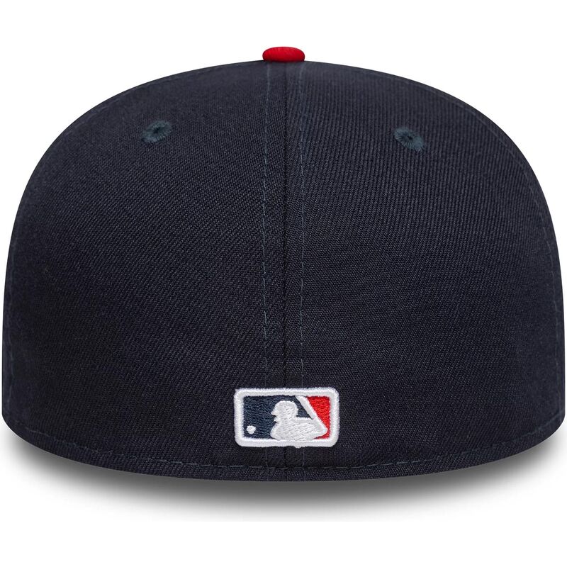 cepur-plakana-tumsi-zils-pieguloss-59fifty-ac-perf-no-atlanta-braves-mlb-no-new-era