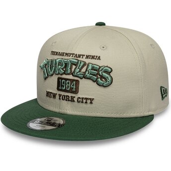 Cepur plakana zaļš snapback bērniem 9FIFTY no Tortugas Ninja no New Era