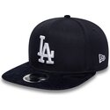 cepur-plakana-tumsi-zils-snapback-9fifty-cord-visor-no-los-angeles-dodgers-mlb-no-new-era