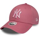 cepur-izliekta-roza-regulejams-9forty-league-essential-cas-no-new-york-yankees-mlb-no-new-era