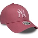 cepur-izliekta-roza-regulejams-9forty-league-essential-cas-no-new-york-yankees-mlb-no-new-era