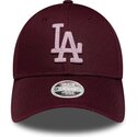 cepur-izliekta-sarkans-regulejams-rosa-9forty-metallic-no-los-angeles-dodgers-mlb-no-new-era