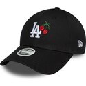 cepur-izliekta-melns-regulejams-9forty-fruit-icon-cherry-no-los-angeles-dodgers-mlb-no-new-era