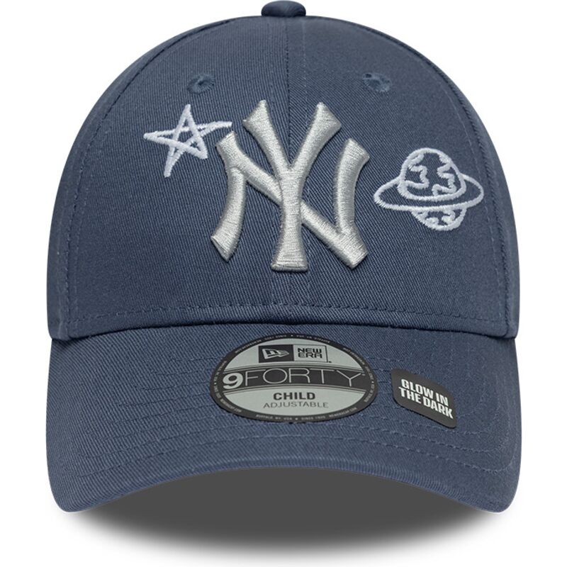 cepur-izliekta-zils-regulejams-berniem-9forty-space-glow-in-the-dark-no-new-york-yankees-mlb-no-new-era