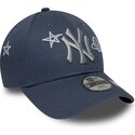 cepur-izliekta-zils-regulejams-berniem-9forty-space-glow-in-the-dark-no-new-york-yankees-mlb-no-new-era