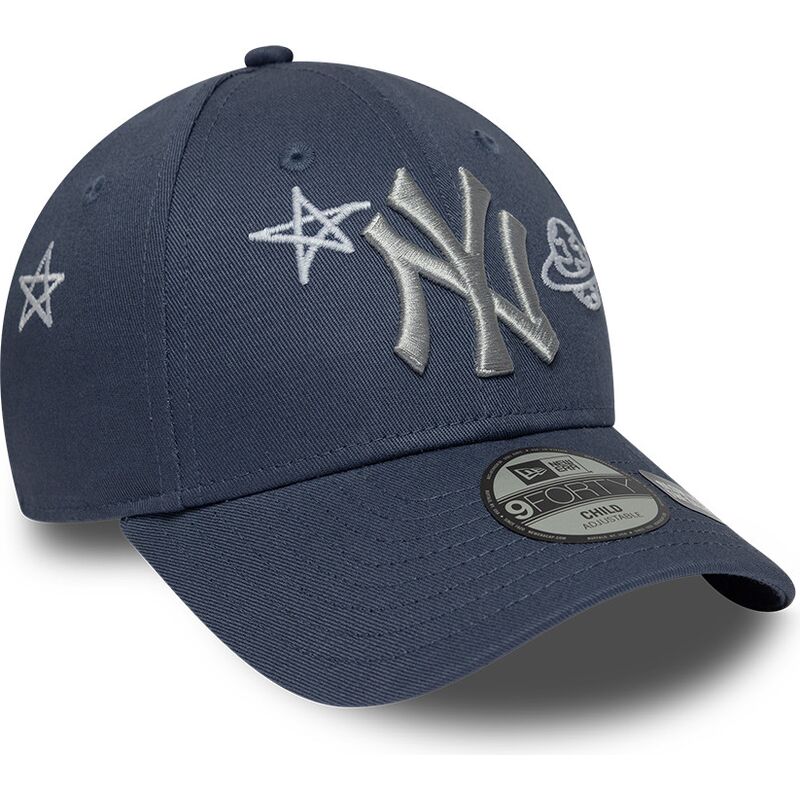 cepur-izliekta-zils-regulejams-berniem-9forty-space-glow-in-the-dark-no-new-york-yankees-mlb-no-new-era