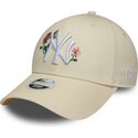 cepur-izliekta-bess-snapback-9forty-rose-sequin-no-new-york-yankees-mlb-no-new-era