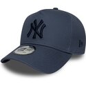 cepur-izliekta-zils-snapback-9forty-e-frame-league-essential-no-new-york-yankees-mlb-no-new-era