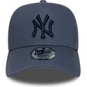 cepur-izliekta-zils-snapback-9forty-e-frame-league-essential-no-new-york-yankees-mlb-no-new-era