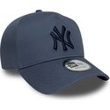 cepur-izliekta-zils-snapback-9forty-e-frame-league-essential-no-new-york-yankees-mlb-no-new-era