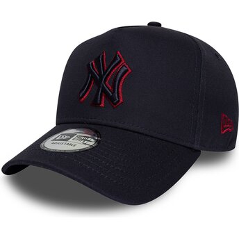 Cepur izliekta tumši zils snapback 9FORTY E Frame Team Outline no New York Yankees MLB no New Era