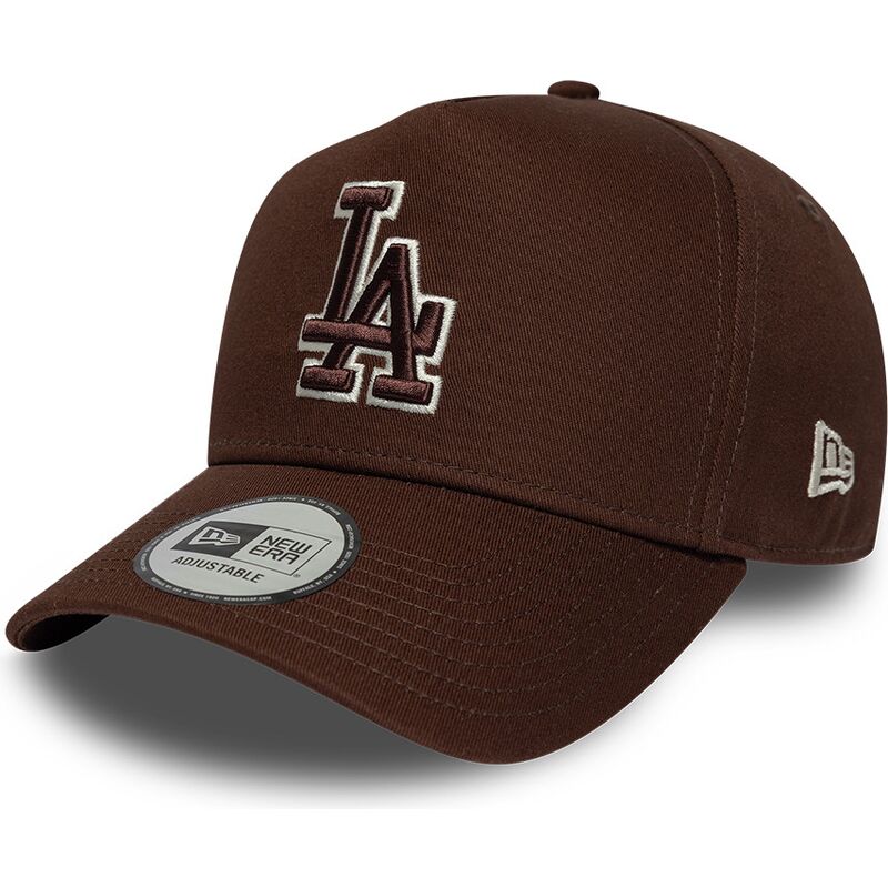 cepur-izliekta-bruns-snapback-9forty-e-frame-team-outline-no-los-angeles-dodgers-mlb-no-new-era