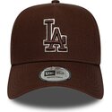 cepur-izliekta-bruns-snapback-9forty-e-frame-team-outline-no-los-angeles-dodgers-mlb-no-new-era