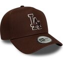 cepur-izliekta-bruns-snapback-9forty-e-frame-team-outline-no-los-angeles-dodgers-mlb-no-new-era