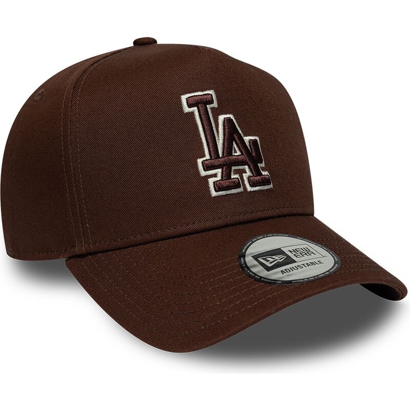 cepur-izliekta-bruns-snapback-9forty-e-frame-team-outline-no-los-angeles-dodgers-mlb-no-new-era