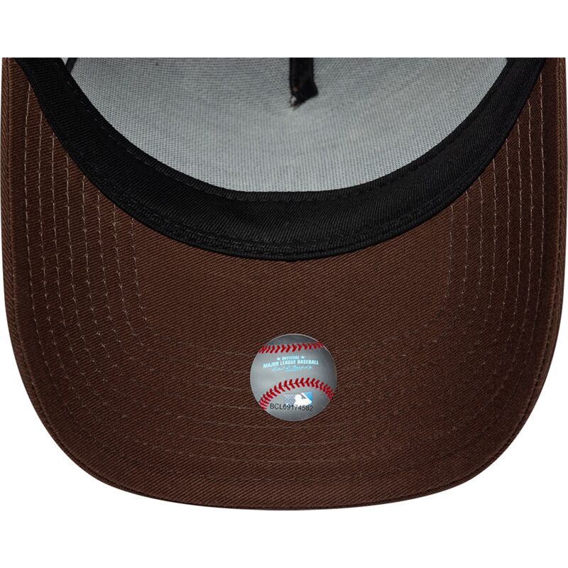 cepur-izliekta-bruns-snapback-9forty-e-frame-team-outline-no-los-angeles-dodgers-mlb-no-new-era