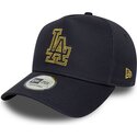 cepur-izliekta-tumsi-zils-snapback-9forty-dorado-e-frame-metallic-outline-no-los-angeles-dodgers-mlb-no-new-era