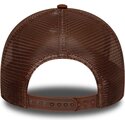cepur-izliekta-truckeris-bruns-snapback-e-frame-outline-no-new-york-yankees-mlb-no-new-era