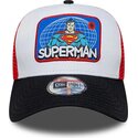 cepur-izliekta-truckeris-daudzkrasains-snapback-berniem-a-frame-patch-no-superman-dc-comics-no-new-era