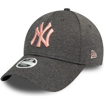 Cepur izliekta pelēks regulējams rosa 9FORTY Tech Jersey no New York Yankees MLB no New Era