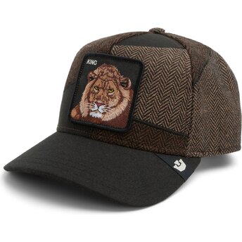 Cepur izliekta brūns snapback Sartorial King Patchwork The Farm Goorin Bros.