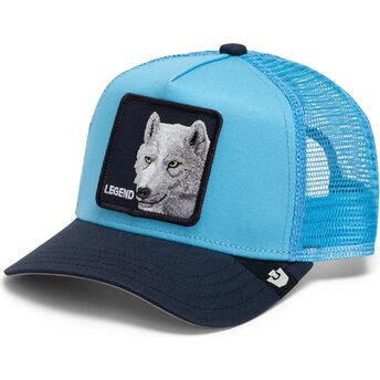 Cepur izliekta truckeris zils snapback bērniem Legend Wolf Original Recipe The Farm Goorin Bros.