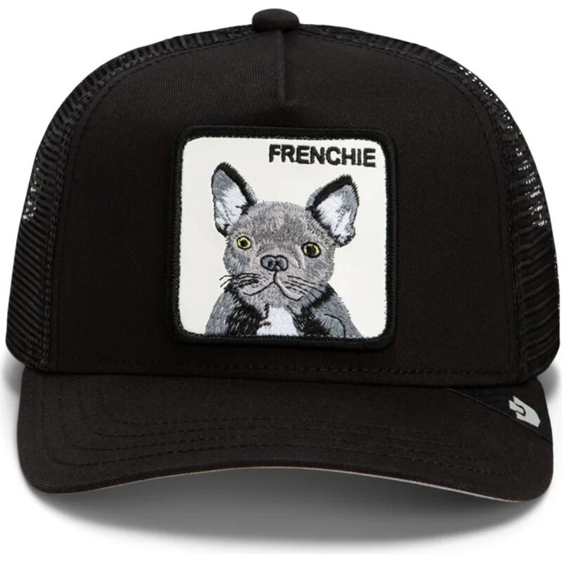 cepur-izliekta-truckeris-melns-snapback-berniem-frenchie-original-recipe-the-farm-goorin-bros