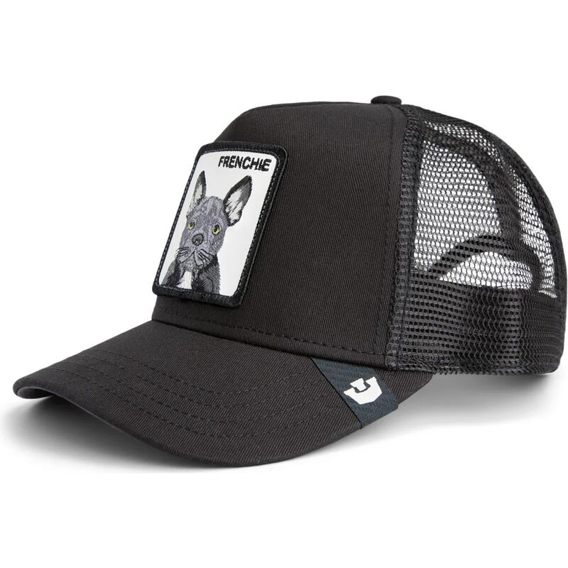 cepur-izliekta-truckeris-melns-snapback-berniem-frenchie-original-recipe-the-farm-goorin-bros