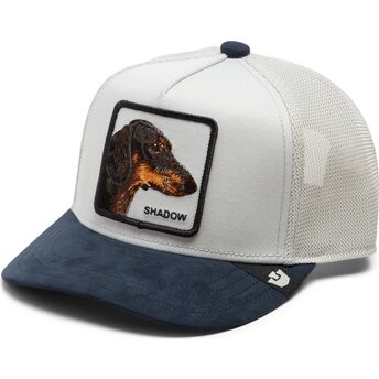 Cepur izliekta truckeris zils snapback bērniem Suede Shadow Original Recipe The Farm Goorin Bros.