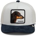 cepur-izliekta-truckeris-zils-snapback-berniem-suede-shadow-original-recipe-the-farm-goorin-bros