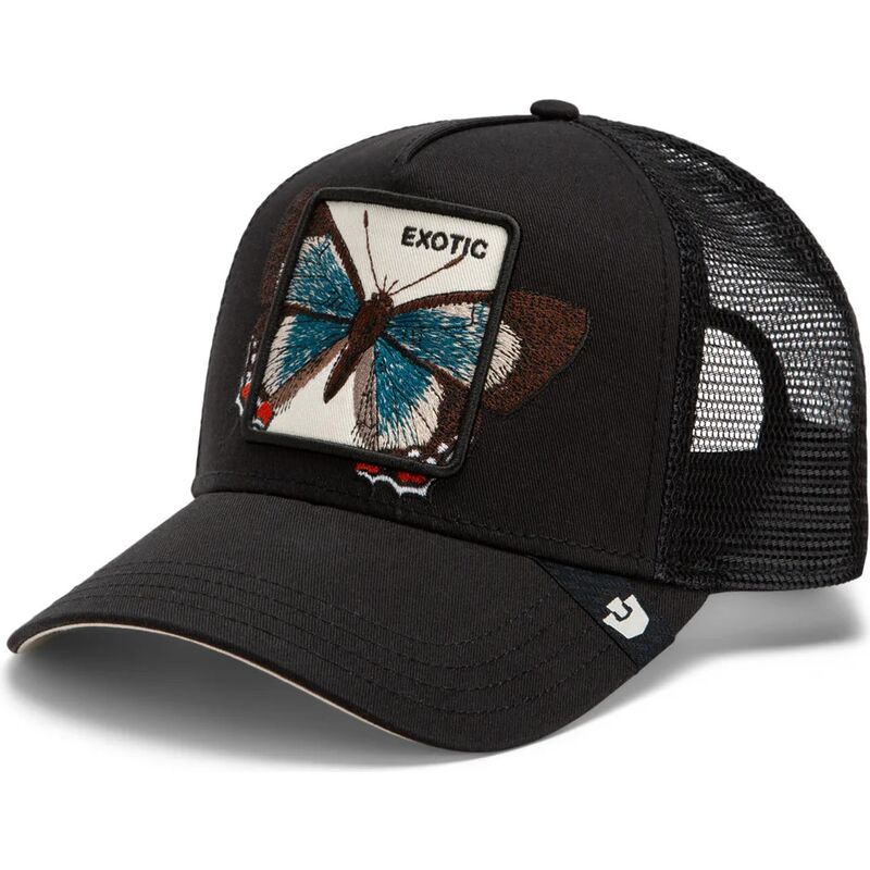 cepur-izliekta-truckeris-melns-snapback-over-the-line-butterfly-out-of-bounds-exotic-the-farm-goorin-bros