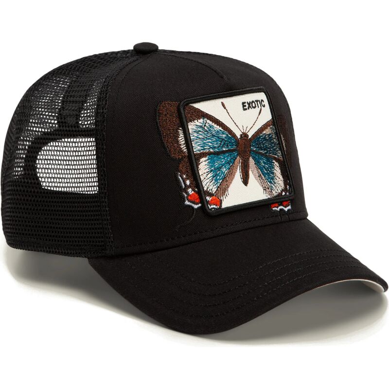 cepur-izliekta-truckeris-melns-snapback-over-the-line-butterfly-out-of-bounds-exotic-the-farm-goorin-bros