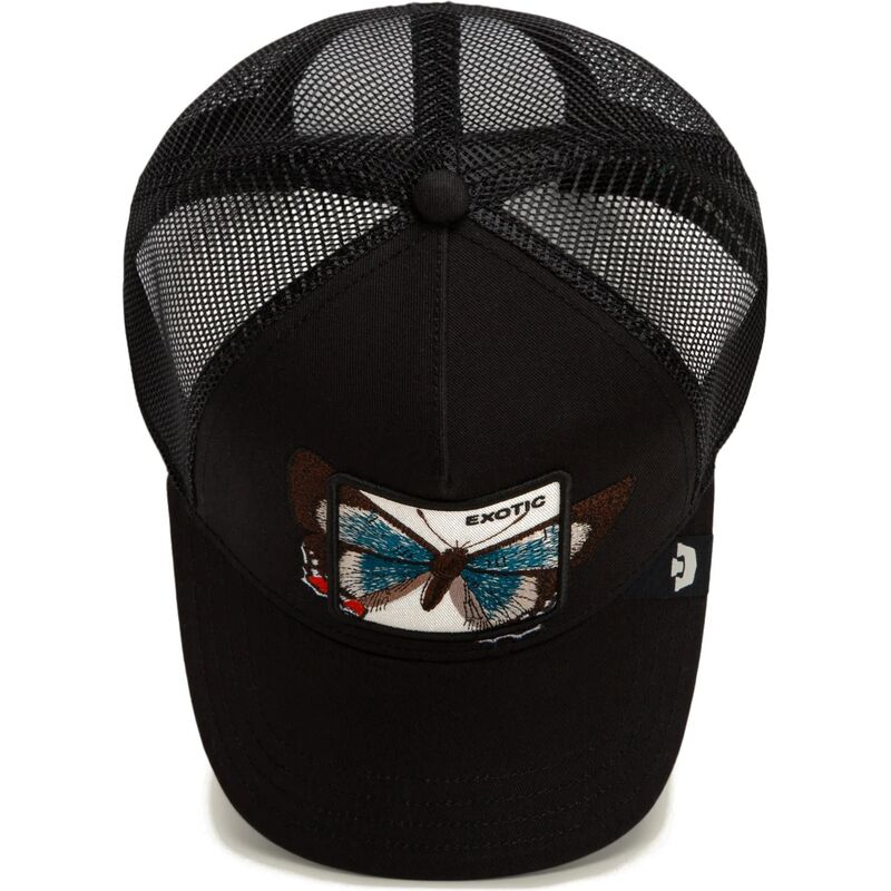 cepur-izliekta-truckeris-melns-snapback-over-the-line-butterfly-out-of-bounds-exotic-the-farm-goorin-bros