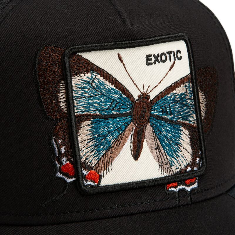 cepur-izliekta-truckeris-melns-snapback-over-the-line-butterfly-out-of-bounds-exotic-the-farm-goorin-bros